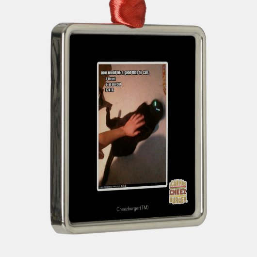 Bel MIB Metalen Ornament (Rechts)