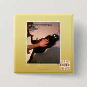 Bel MIB Vierkante Button 5,1 Cm (Voorkant)