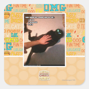 Bel MIB Vierkante Sticker