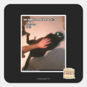 Bel MIB Vierkante Sticker (Voorkant)