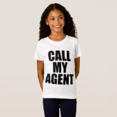 bel mijn agent t-shirt (Voorkant volledig)