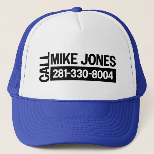 Bel Mike Jones Trucker Pet (Voorkant)