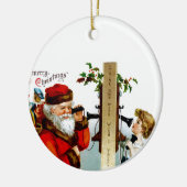 Bel naar de Kerstman Keramisch Ornament (Links)