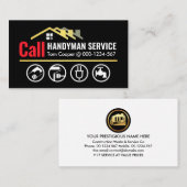 Bel naar Home Handyman Services Visitekaartje (Voorkant / Achterkant)