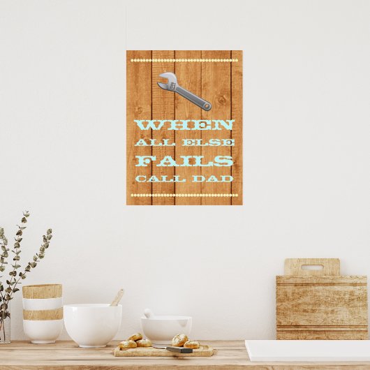 Bel papa poster (Keuken)