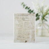 Bel van Maximilien de Robespierre Briefkaart (Staand voorkant)