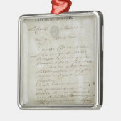 Bel van Maximilien de Robespierre Metalen Ornament (Links)