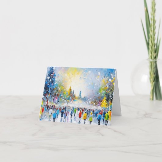 Bela Brown Komt allen getrouw Kaart (Voorkant)