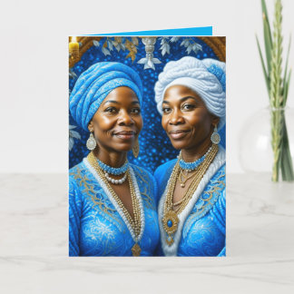 Bela Brown Zusterliefde in het Leven Feestdagen Kaart