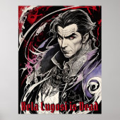 Bela Lugosi is dood - prachtige retro kunst Poster (Voorkant)