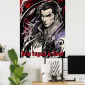 Bela Lugosi is dood - prachtige retro kunst Poster (Thuiskantoor)