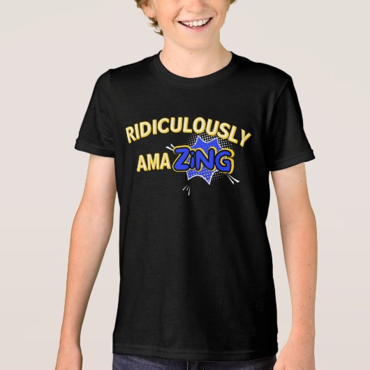 Belachelijk Geweldig Zelfvertrouwen Opbouwen Tri-Blend Shirt (Voorkant)