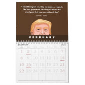 Belachelijke citaten van Donald Trump Kalender (Feb 2026)