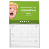 Belachelijke citaten van Donald Trump Kalender (Mar 2026)