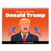Belachelijke citaten van Donald Trump Kalender (Hoes)