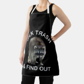 Belachelijke Wasbeer & Wasbeer Kleding Praten Prul Schort (Insitu)