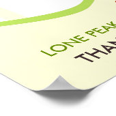 Belachting van de appelboom voor lerarenwaardering poster (Hoek)