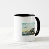 Belading Barge voor SeaNome, AK Mok (Voorkant rechts)