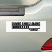 Belading rijvaardigheid bumpersticker (Op auto)