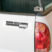 Belading rijvaardigheid bumpersticker (Op Truck)