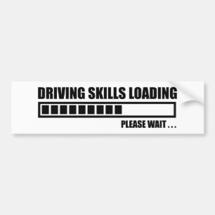 Belading rijvaardigheid bumpersticker