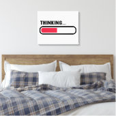 Belading van denkers canvas afdruk (Insitu (Slaapkamer))