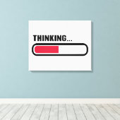 Belading van denkers canvas afdruk (Insitu (Houten vloer))