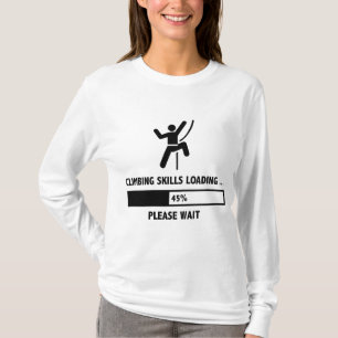 Belading van klimatologische vaardigheden t-shirt