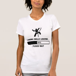 Belading van klimatologische vaardigheden t-shirt