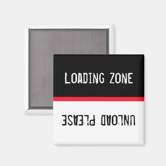 Belading Zone Dishwasher Magnet (Voorkant / Achterkant)