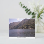Belaggio, het meer briefkaart (Staand voorkant)