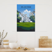 Belair Park West Dulwich Londen Reisposter Poster (Keuken)