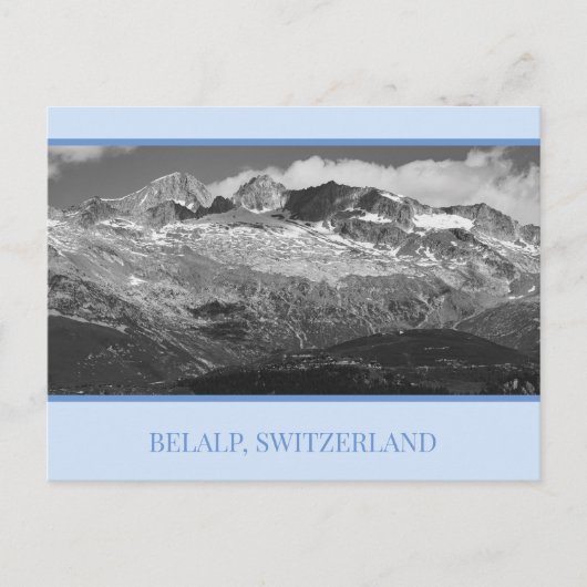 Belalp and Hohstock, Zwitserland Briefkaart (Voorkant)