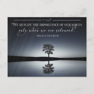 Belang van onze stemmen briefkaart