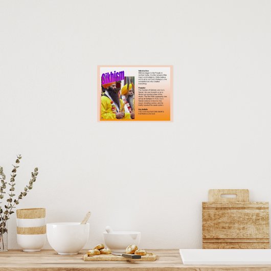 Belangen op het gebied van onderwijs, religie, sik poster (Keuken)