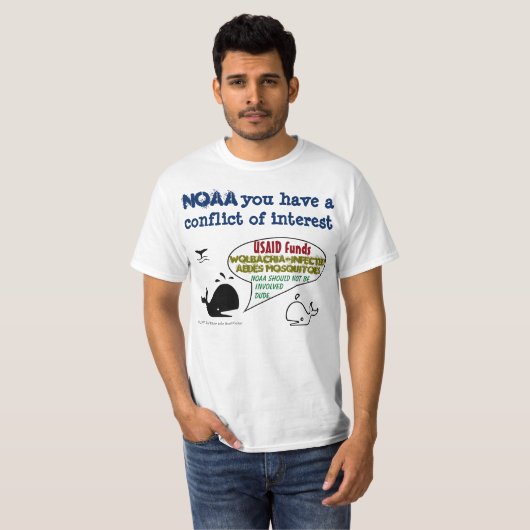 Belangenconflict van de NOAA door RoseWrites T-shirt (Voorkant volledig)