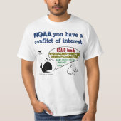 Belangenconflict van de NOAA door RoseWrites T-shirt (Voorkant)