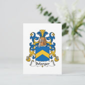 Belanger Family Crest Briefkaart (Staand voorkant)