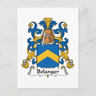Belanger Family Crest Briefkaart