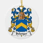 Belanger Family Crest Keramisch Ornament (Voorkant)