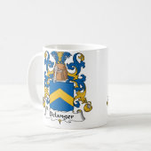 Belanger Family Crest Koffiemok (Voorkant links)