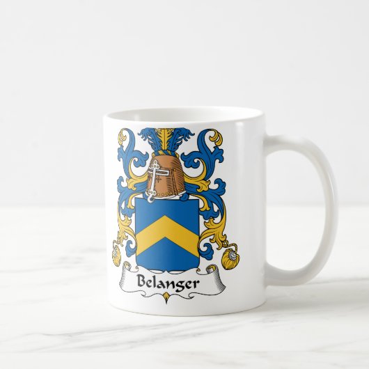 Belanger Family Crest Koffiemok (Rechts)