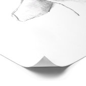 BELANGRIJK BEDRIJF: BOY ON TOILET, PENCIL POSTER (Hoek)