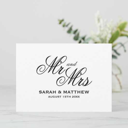 Belangrijk bewaar de datum bruiloft herinneringska save the date (Staand voorkant)