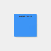 Belangrijk blauw post-it® notes (Voorkant)
