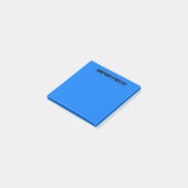 Belangrijk blauw post-it® notes (Schuin)