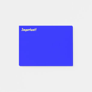 Belangrijk Deep Blue Post-it® Notes