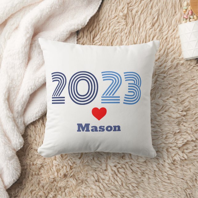 Belangrijk & gedenkwaardig jaar aangepaste naam Af Kussen (Deken)