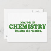 BELANGRIJK IN CHEMISTRIE - BEELD DE REACTIE BRIEFKAART (Voorkant / Achterkant)