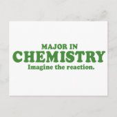 BELANGRIJK IN CHEMISTRIE - BEELD DE REACTIE BRIEFKAART (Voorkant)